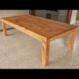 Eisner dining table 2400 x 1200 x 750, Silky oak with oil and wax finish