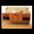 Snow vanity silky oak 