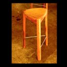 bluegum and silky oak breakfast bar stool 